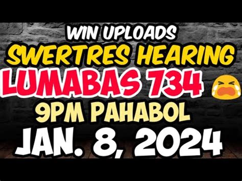 win uploads|9PM Pahabol Swertres Hearing Today January 6, 2024. Bumalik .